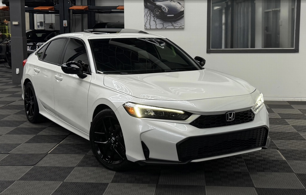 2025 Honda Civic Hybrid Sport FWD Sunroof Lane Departure Mitigation Blind Spot Heated Seats Remote Start