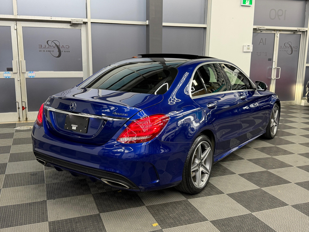Georgian Auto Sales 2018 Mercedes-Benz C-Class C300 4MATIC Sedan Clean Carfax - 3